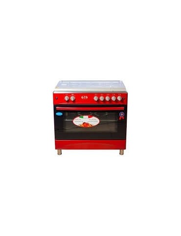 CUISINIÈRE SOMEF 5 FEUX 90X60 RED